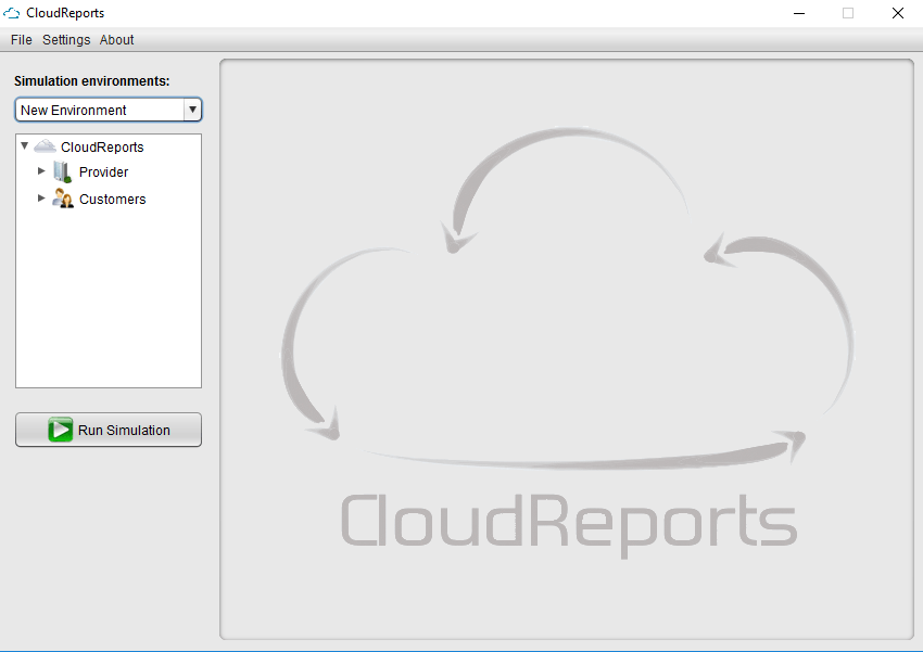 Cloud simulation tool