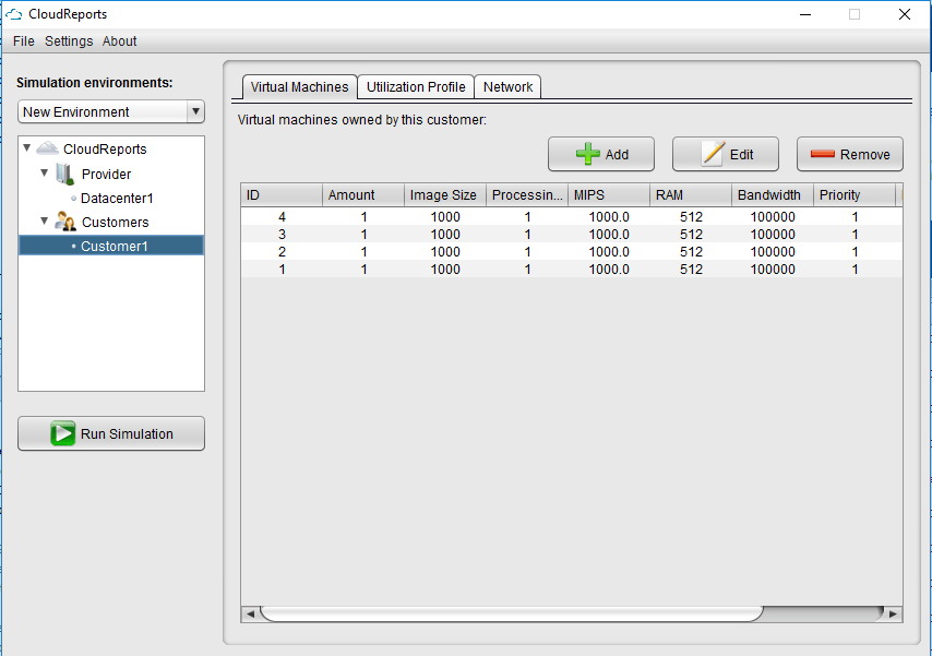 simulate cloud