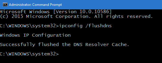 Flush DNS through Command Line