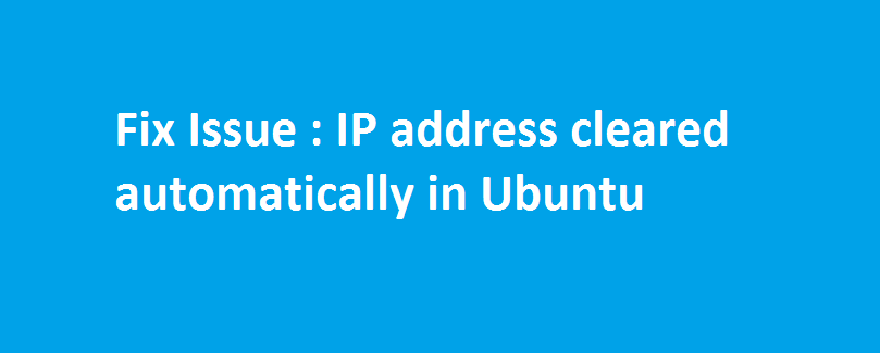 ip address ubuntu