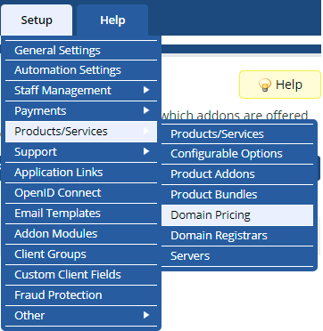 WHMCS-domain-pricing