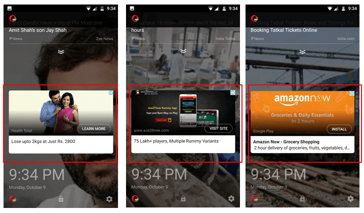 Lockscreen Ads on Android