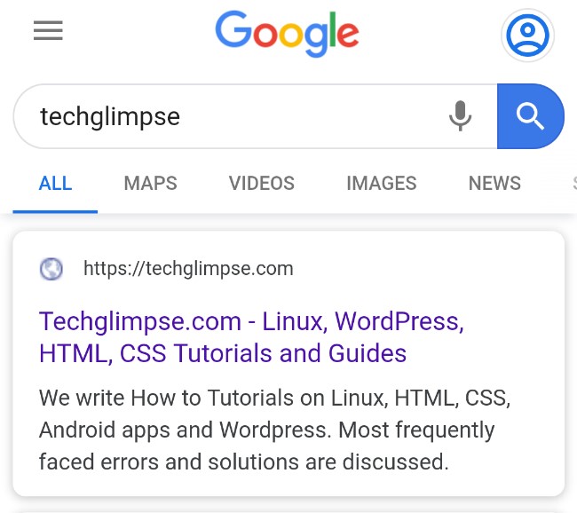 Techglimpse website description
