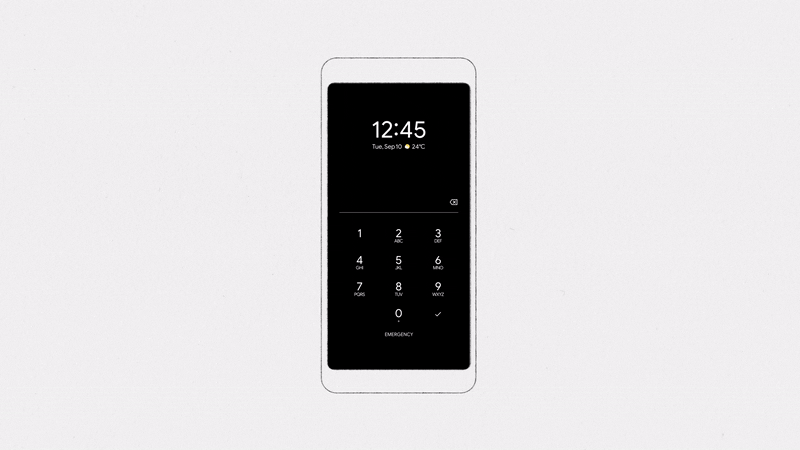 unlock Clock App