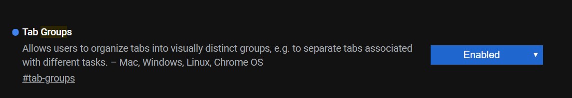 Tabs Group Google Chrome