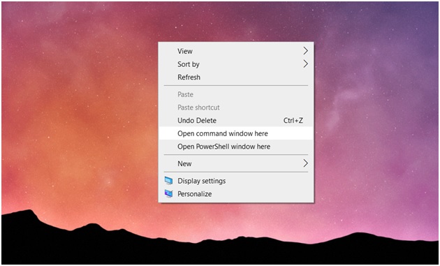 windows 10 right click context menu