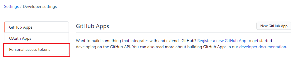 How to create personal access token in GitHub