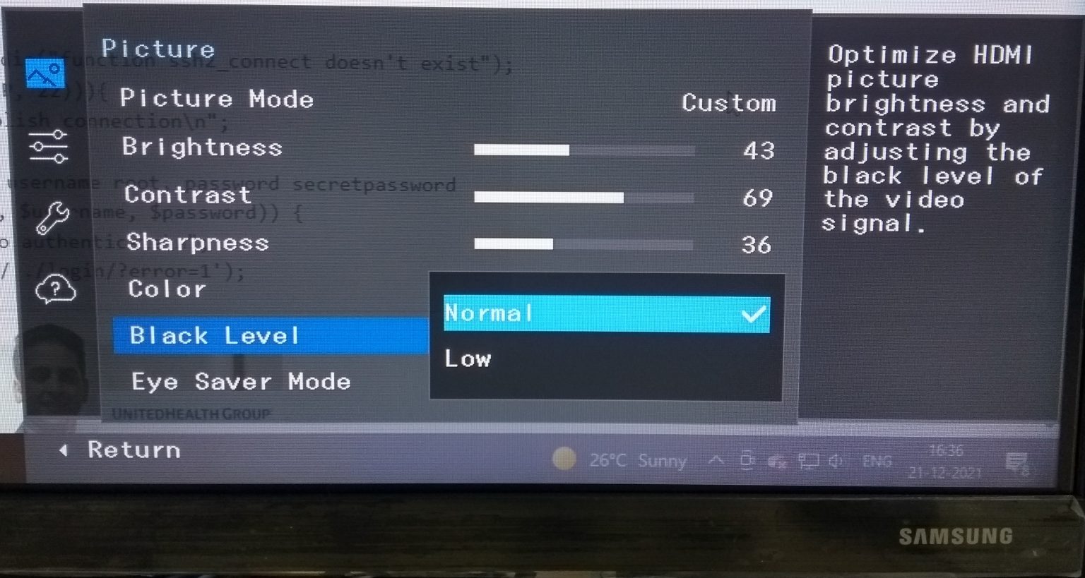 How to set HDMI Black Level in Samsung Monitor Techglimpse