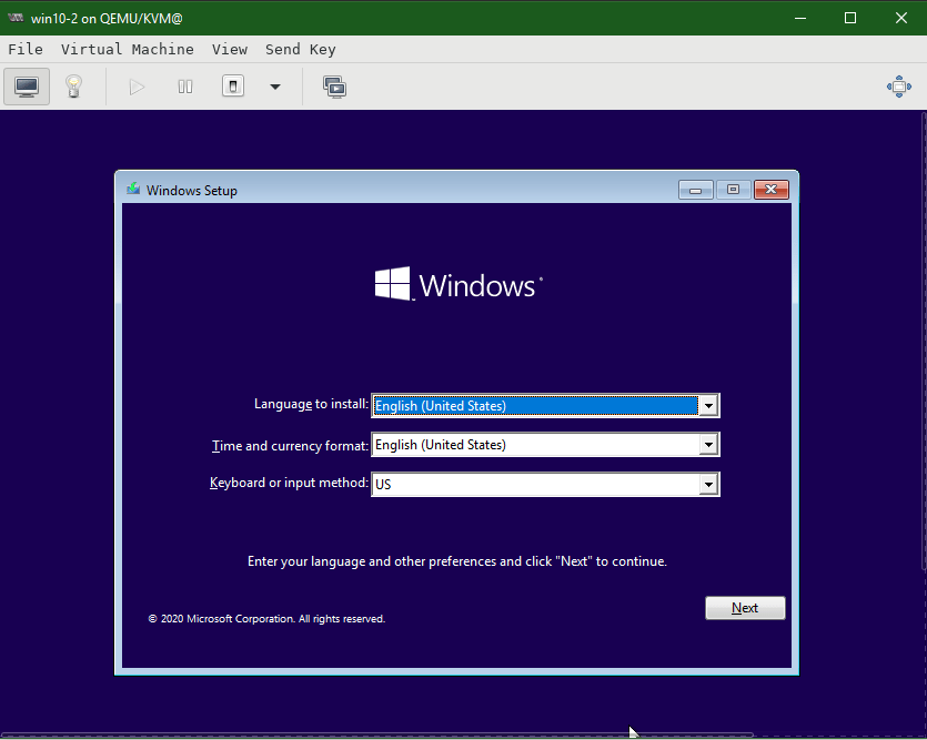 Virt-Manager - Windows Installation