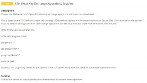 Disable Weak Key Exchange Algorithm, CBC Mode in SSH - Techglimpse