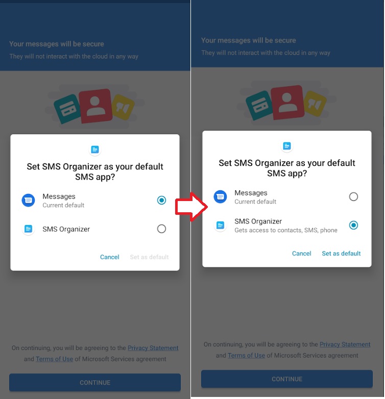 set default bank account in gpay